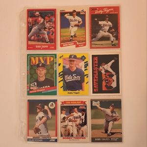 Bobby Thigpen baseball card lot